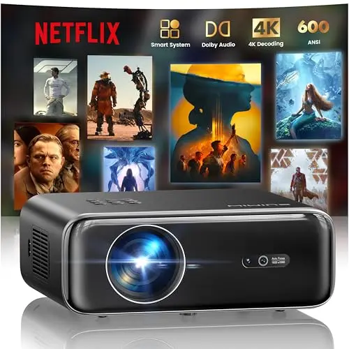 Color Spectrum Detailed Icon Best 4K Smart Projectors - 2026 Reviews - Mister Man Cave
